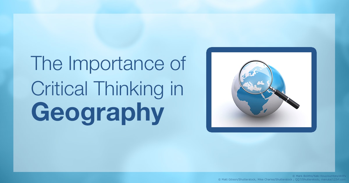 critical thinking in geography